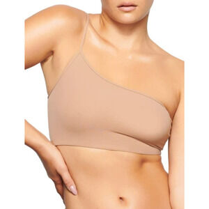 Skims NWT One Shoulder Crop Tank Top Camisole Sienna Size Medium